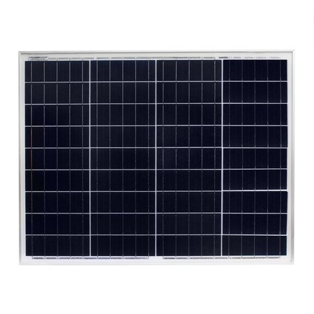 MIGHTY MAX BATTERY Polycrystalline Solar Panel, 50 W, 12V MAX3532514